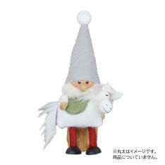 馬を抱えたサンタ サイレントナイト 干支Series