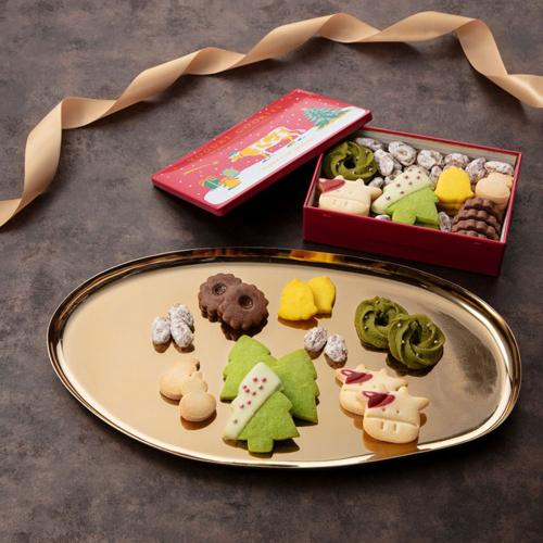 ヨーグルトクリスマスクッキー缶×2個セット