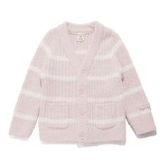 KIDSべビモコリブボーダーカーディガン XXS→M