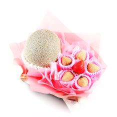 【母の日】花咲くいちごとメロンギフト