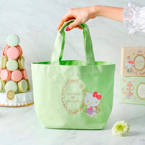 ミニトートバッグ ハローキティ グリーン