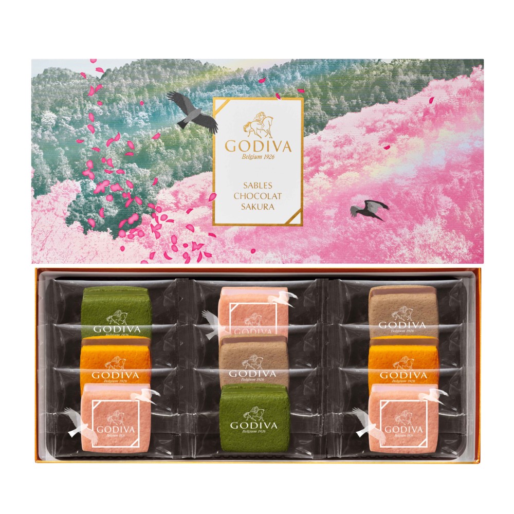 【ホワイトデー】サブレショコラ 桜 アソートメント 9個入