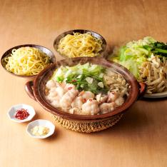 博多もつ鍋やまや　冷凍野菜入りもつ鍋セット　あごだし醤油味