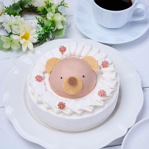 【ホワイトデー】くまさんケーキ（米粉・豆乳使用）