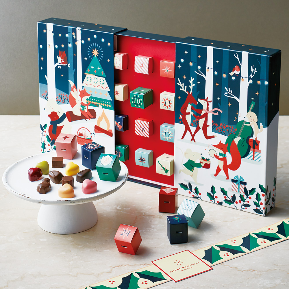 ラッピング不可】 メリーチョコレート クリスマスマジック 11 15頃～出荷 メール便 送料無料 : アドベントカレンダー クリスマス お菓子  詰め合わせ 子供 個包装 notimundo.com.ec
