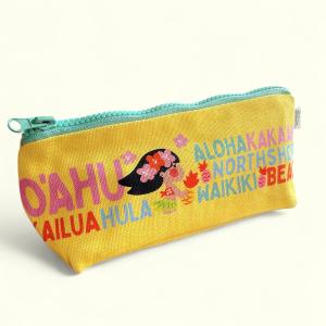 Suzanne Jennerich ／スモールフラットポーチ（Aloha Susu Pink