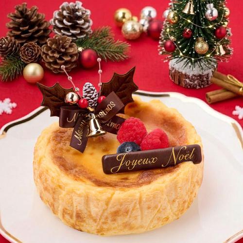 【クリスマス】Xmasバスクチーズケーキ（4号）