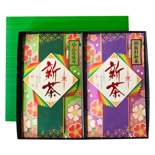 【母の日】母の日新茶2種詰合せ（母の日掛け紙付）
