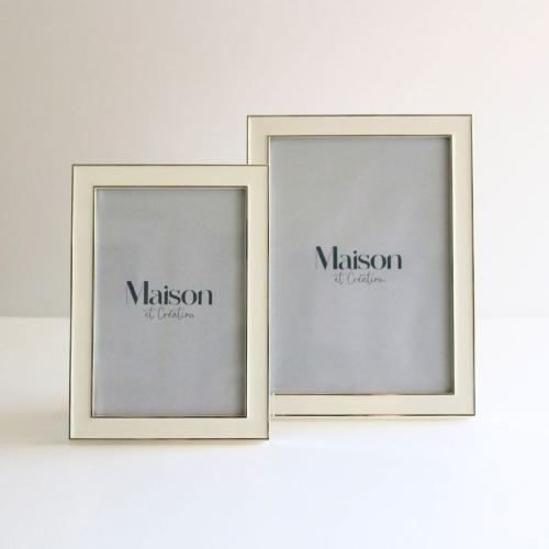 フォトフレーム エマイユホワイト  13×18/10×15