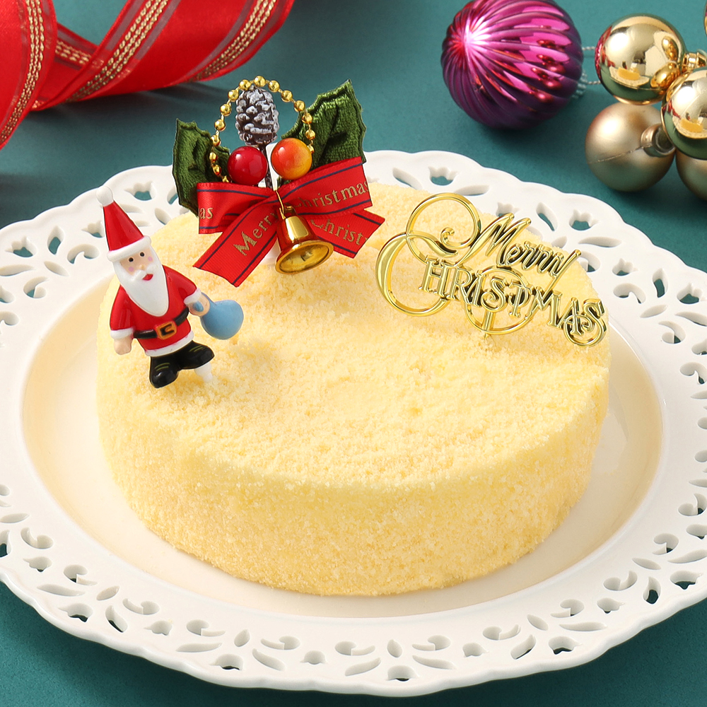 【クリスマス】十勝野チーズケーキ クリスマス飾り付き