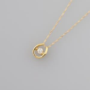 まめ様用 K18YG エメラルド ダイヤモンド付き ネックレス＆ピアス