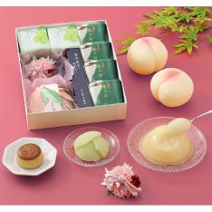【敬老の日】和菓子詰合せ（花飾り付）（敬老の日掛け紙付）