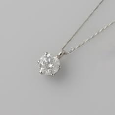 Pt1ct（Gカラー・I1・Good）ダイヤペンダント
