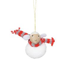 オーナメント 羊 マフラー