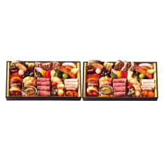 ＜銘々盛りおせち＞和・洋 1人前二客セット（W313）＜関西・岡山・鳥取・島根地域お届け＞383139