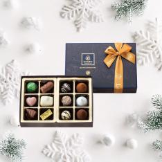 クリスマストリュフ＆プラリネギフト12個