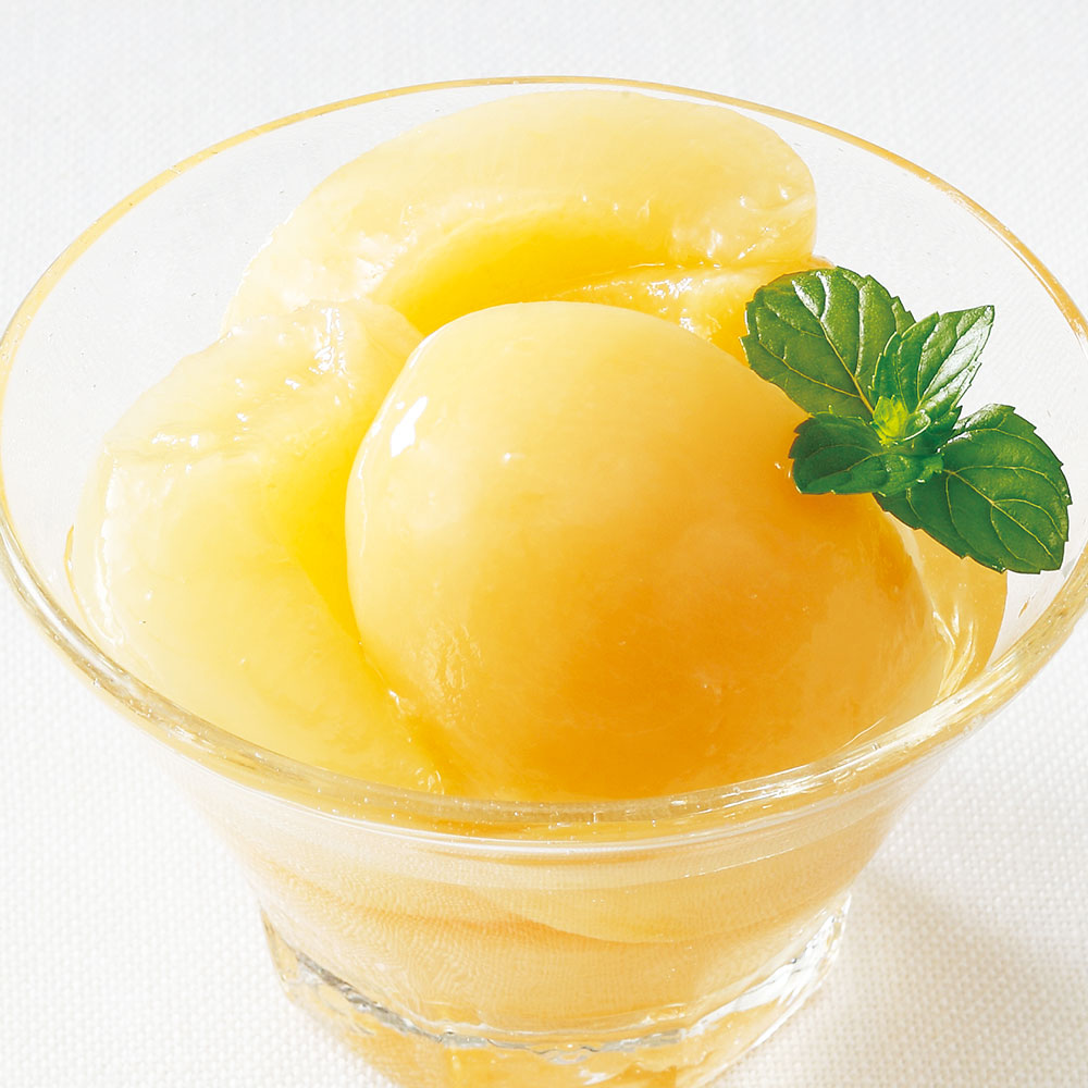 国産白桃缶詰（四割り）