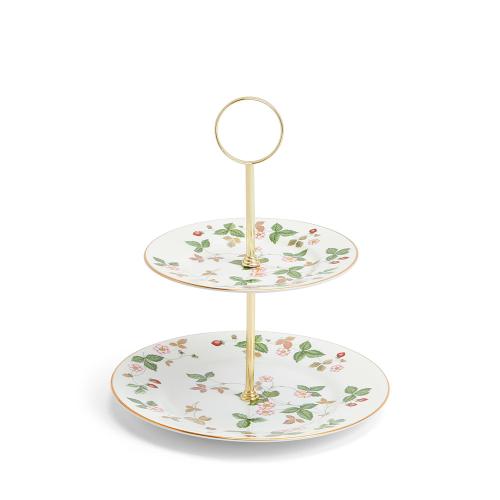 ワイルド ストロベリー 2段ケーキスタンド