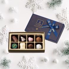 クリスマストリュフ&プラリネギフト8個