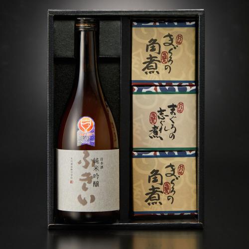 【父の日】ふきい 純米吟醸 金賞・まぐろ角煮セット