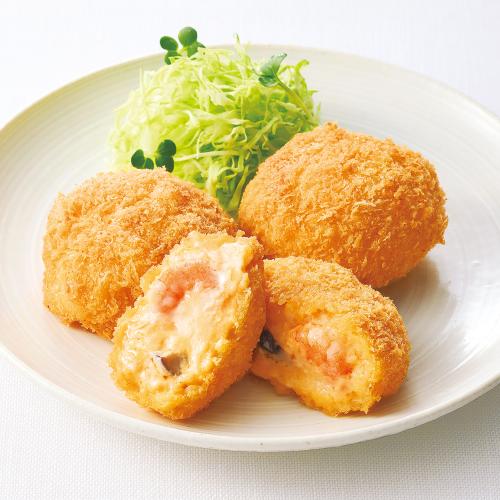 〈とんかつ　かつ喜〉風味濃厚海老クリームコロッケ