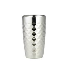 2重ビアタンブラー370ml(ダイヤモンドカット仕上げ)