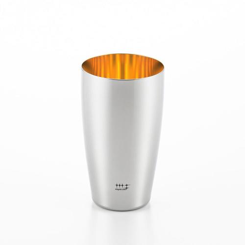 ビアタンブラー400ml（内面金メッキ仕上げ）