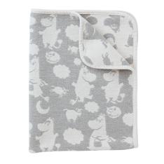 コットン ミニブランケット ピルビ＆ムーミン エクリュ