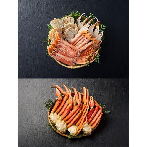 福袋 大型ボイルズワイガニ脚肉と半むき身セット