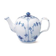 ブルーフルーテッドプレイン ミニティーポット