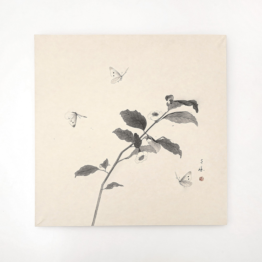 ＜山岸千穂＞絵画「バタフライエフェクト」