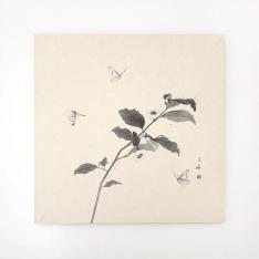 ＜山岸千穂＞絵画「バタフライエフェクト」