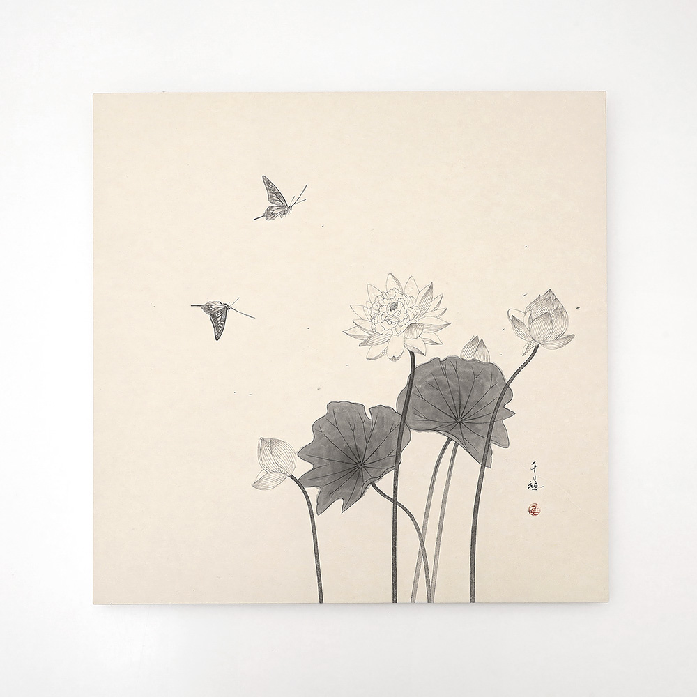 ＜山岸千穂＞絵画「バタフライエフェクト」