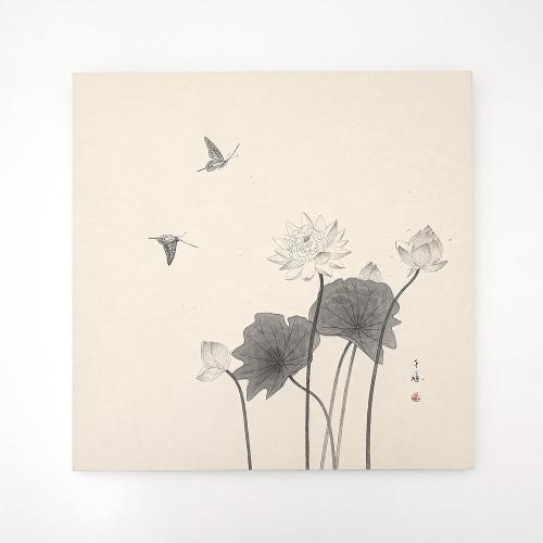 ＜山岸千穂＞絵画「バタフライエフェクト」