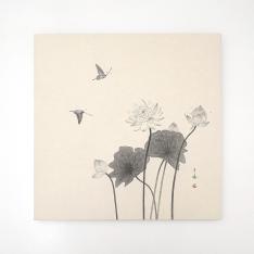 ＜山岸千穂＞絵画「バタフライエフェクト」