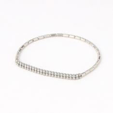 Pt0．7ctダイヤブレスレット