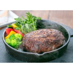 鹿児島県産黒毛和牛生ステーキハンバーグ6個セット