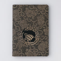 お薬手帳入れ兼パスポートケース 鶴亀