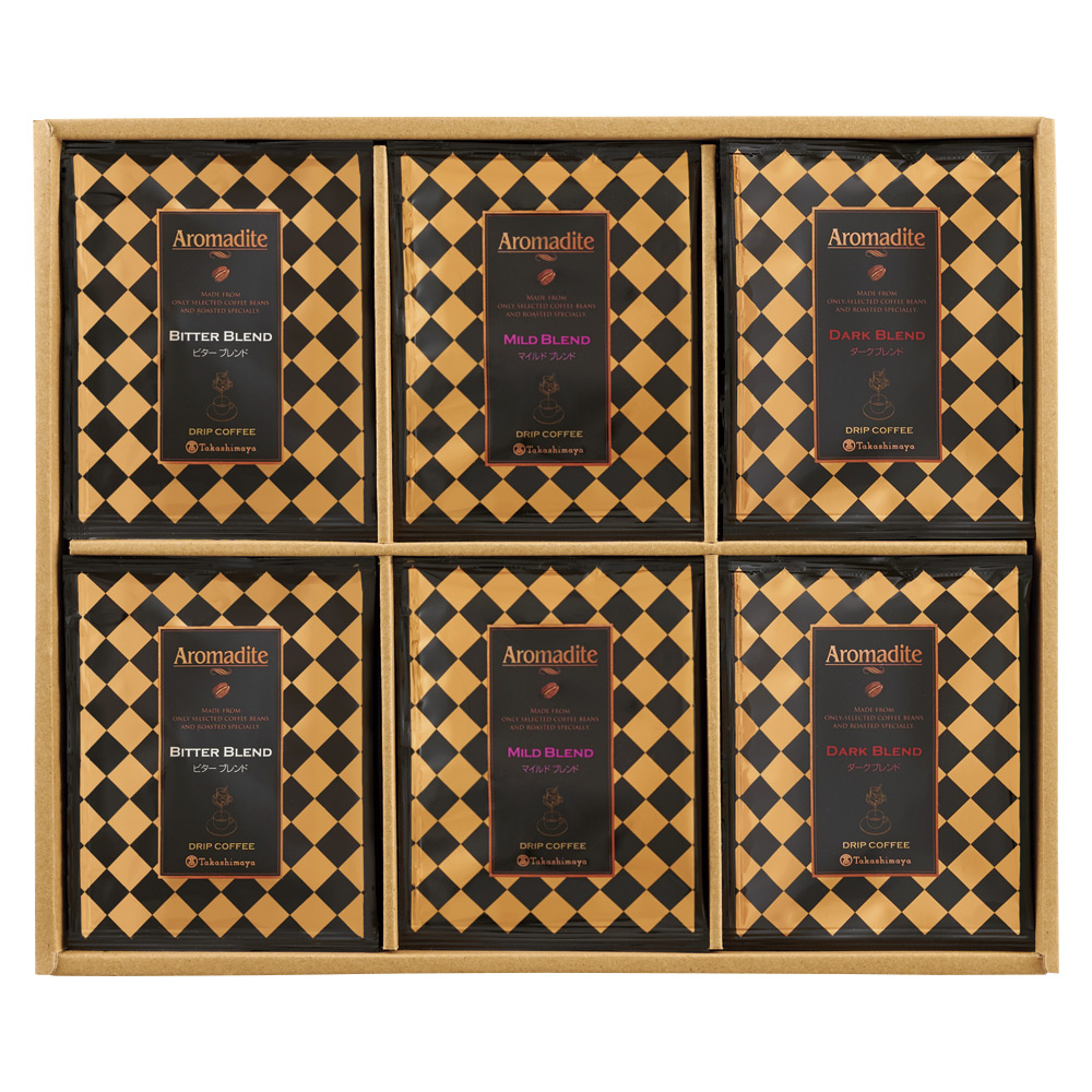 〈高島屋アロマディーテ〉ドリップコーヒー詰合せTCA-20S×3箱セット