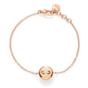 ete K18YG プチ ブレスレットハートゴールド