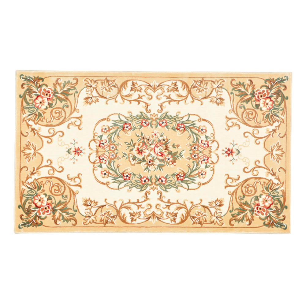 シルクのような肌触りの玄関マット