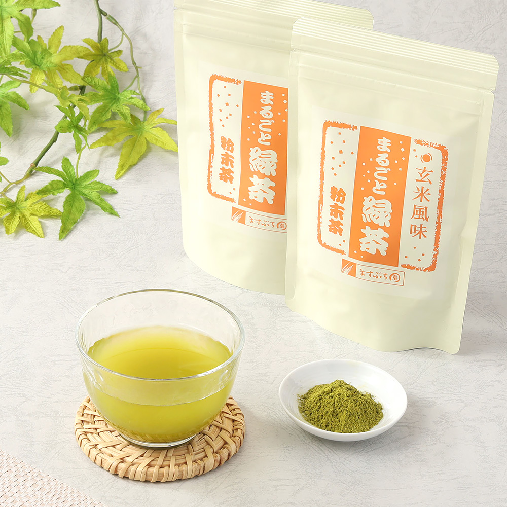 まるごと緑茶 玄米風味 80g×6袋