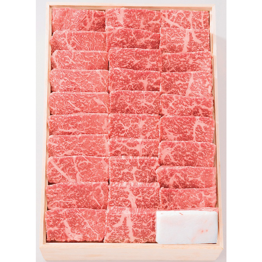 国内産黒毛和牛　赤身と霜降りカットステーキ（もも）