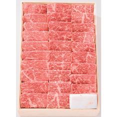 国内産黒毛和牛　赤身と霜降りカットステーキ（もも）