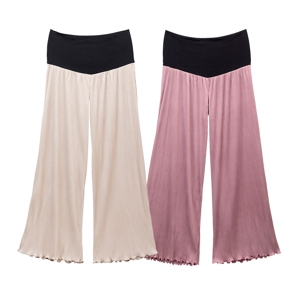 プリーツパンツ（ストレート）2枚組