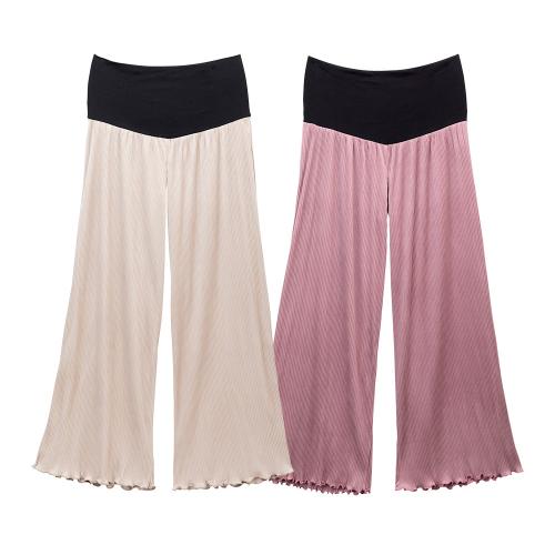 プリーツパンツ（ストレート）2枚組