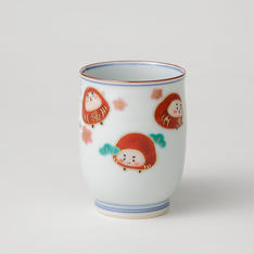 陶峰窯 七転び八起き松竹梅 湯呑