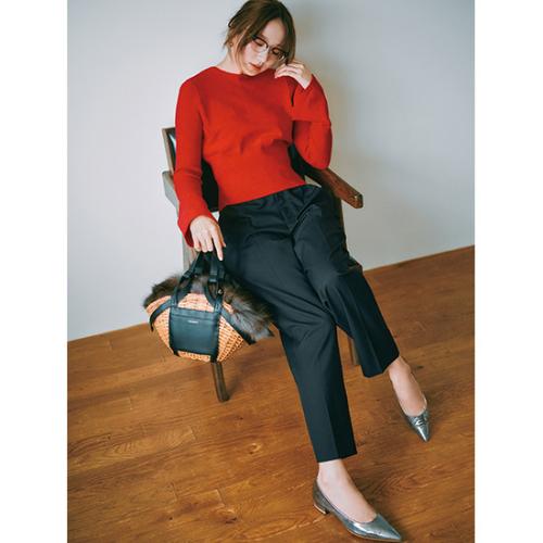 ハイウェストニットプルオーバー