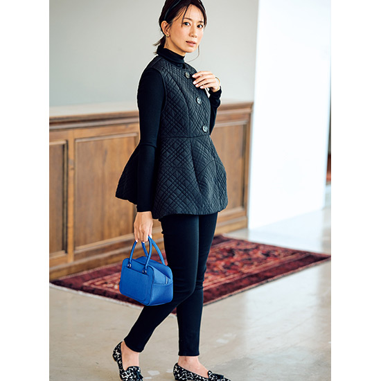 キルティングジレ