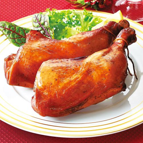 国産どりの鶏もも炭火焼